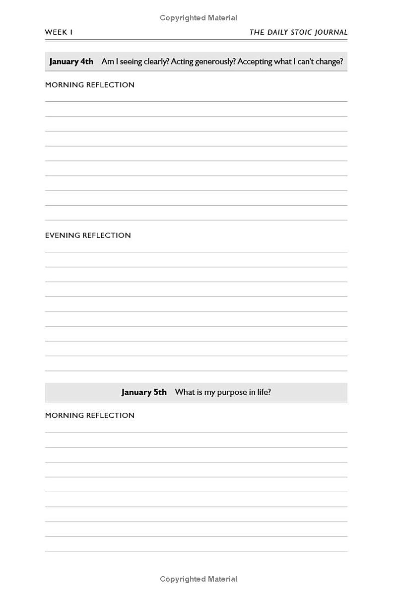 The Daily Stoic Journal