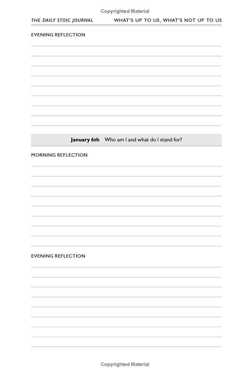 The Daily Stoic Journal