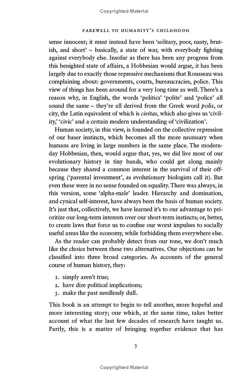 the dawn of everything: a new history of humanity