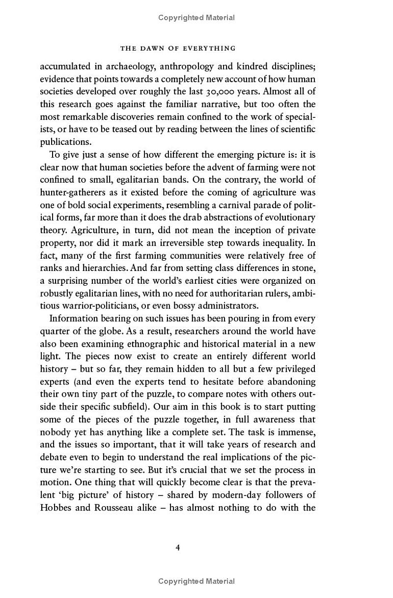 the dawn of everything: a new history of humanity