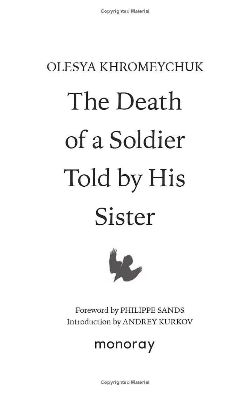 the death of a soldier told by his sister