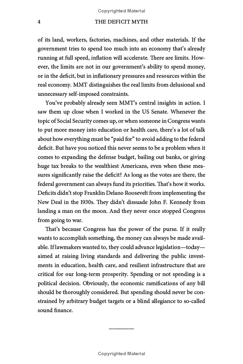 the deficit myth: modern monetary theory and the birth of the people's economy