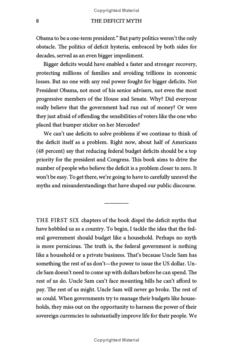 the deficit myth: modern monetary theory and the birth of the people's economy