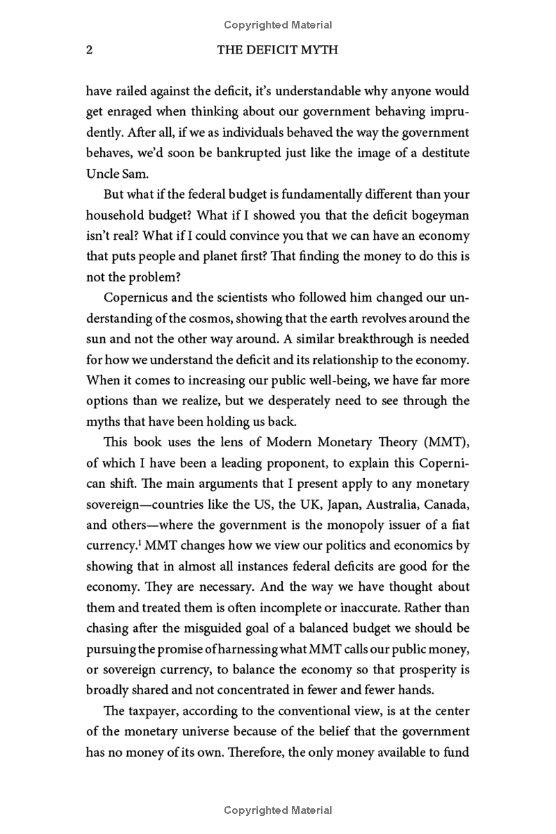 the deficit myth: modern monetary theory and the birth of the people's economy