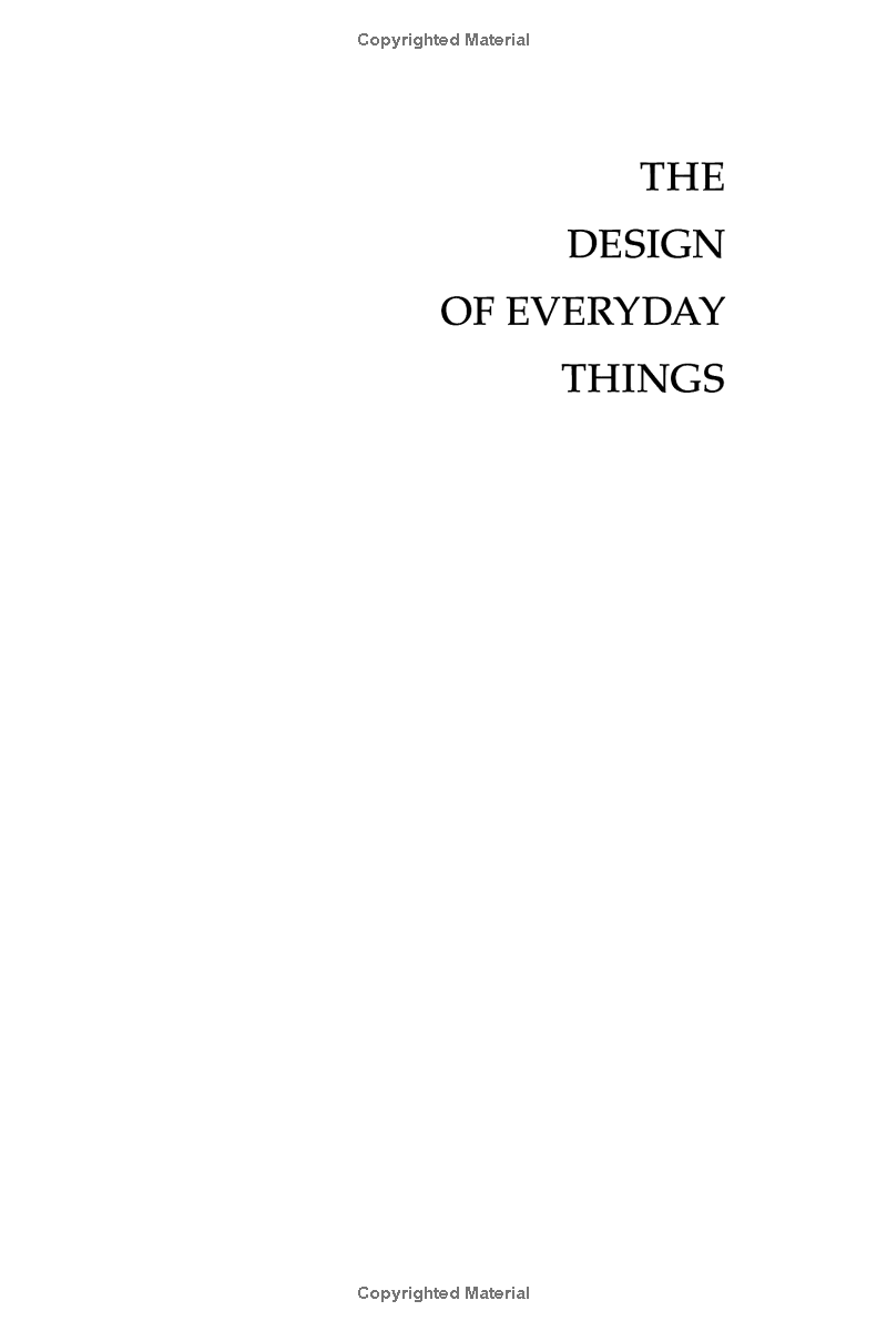the design of everyday things