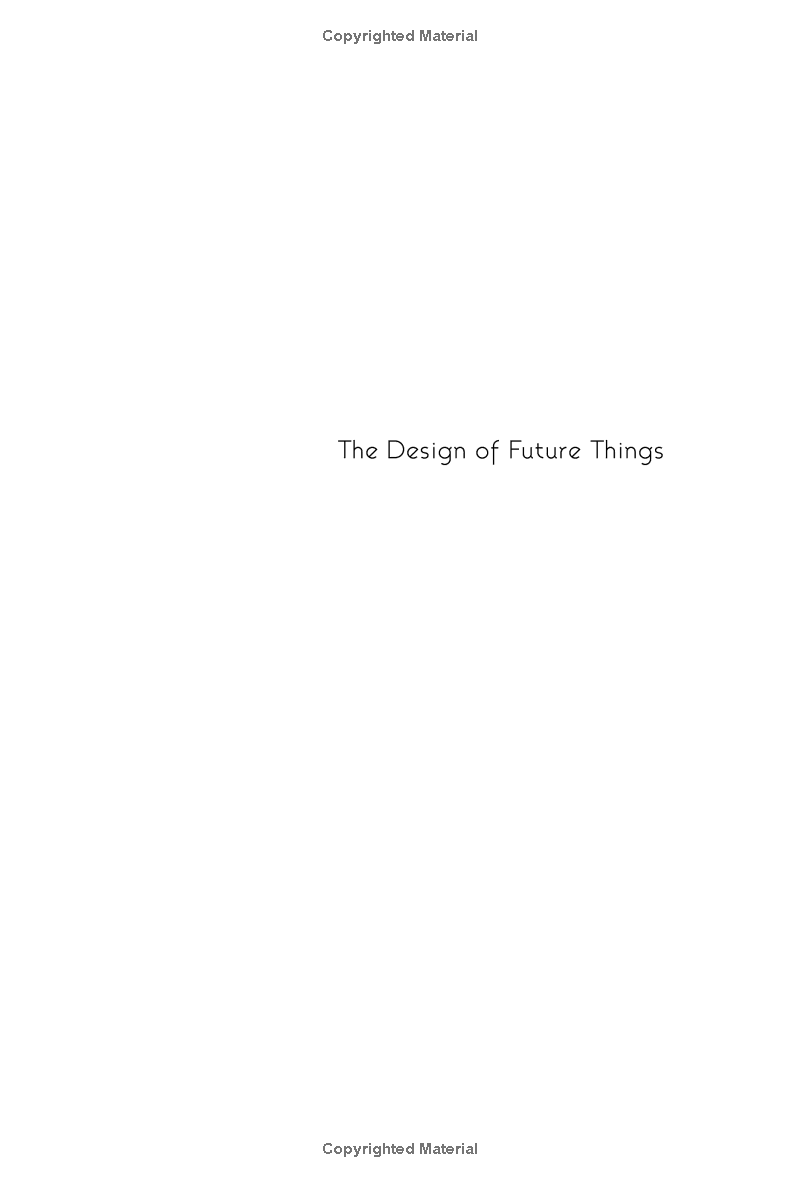 the design of future things