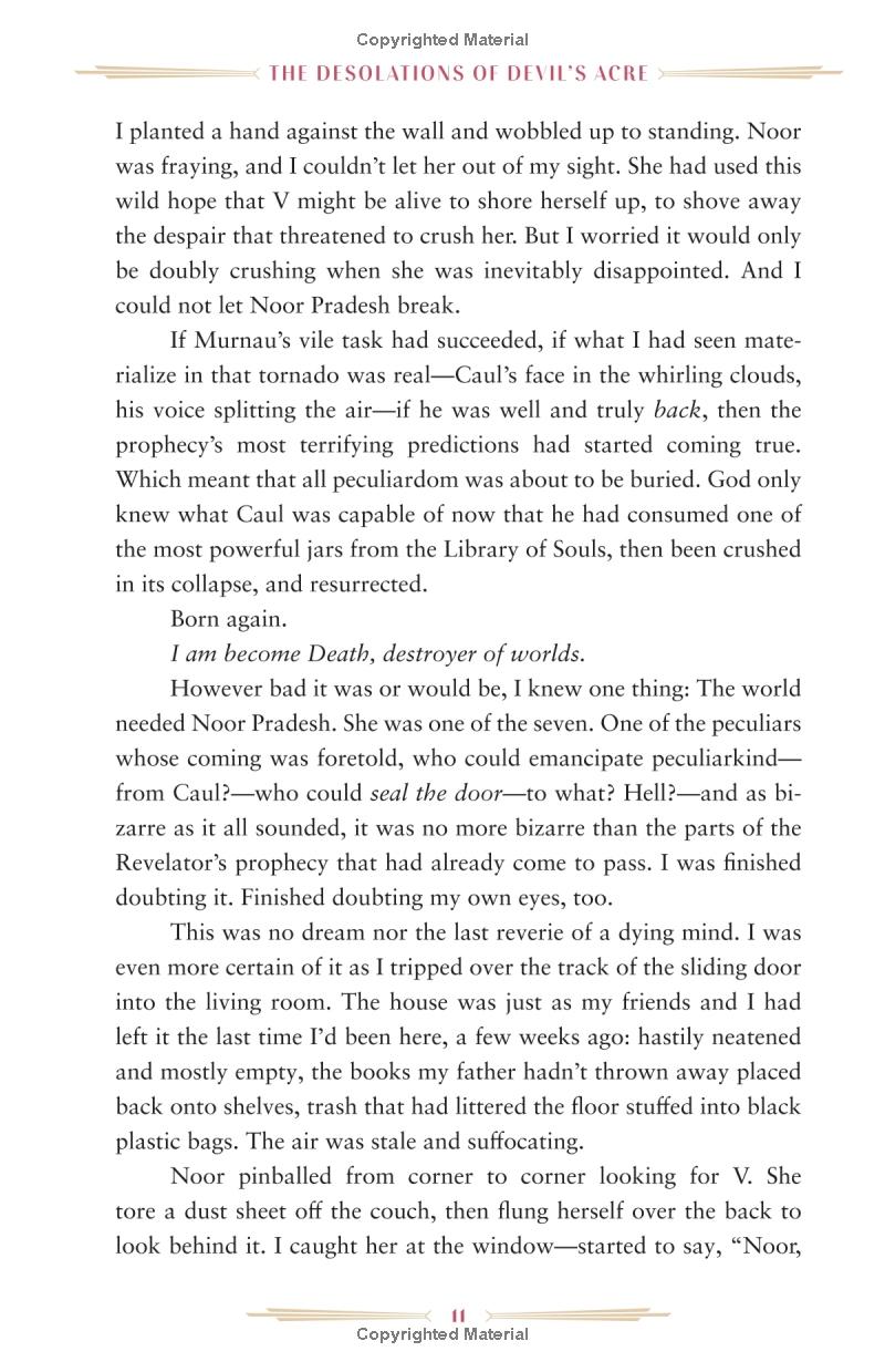 the desolations of devil's acre (miss peregrine's peculiar children)