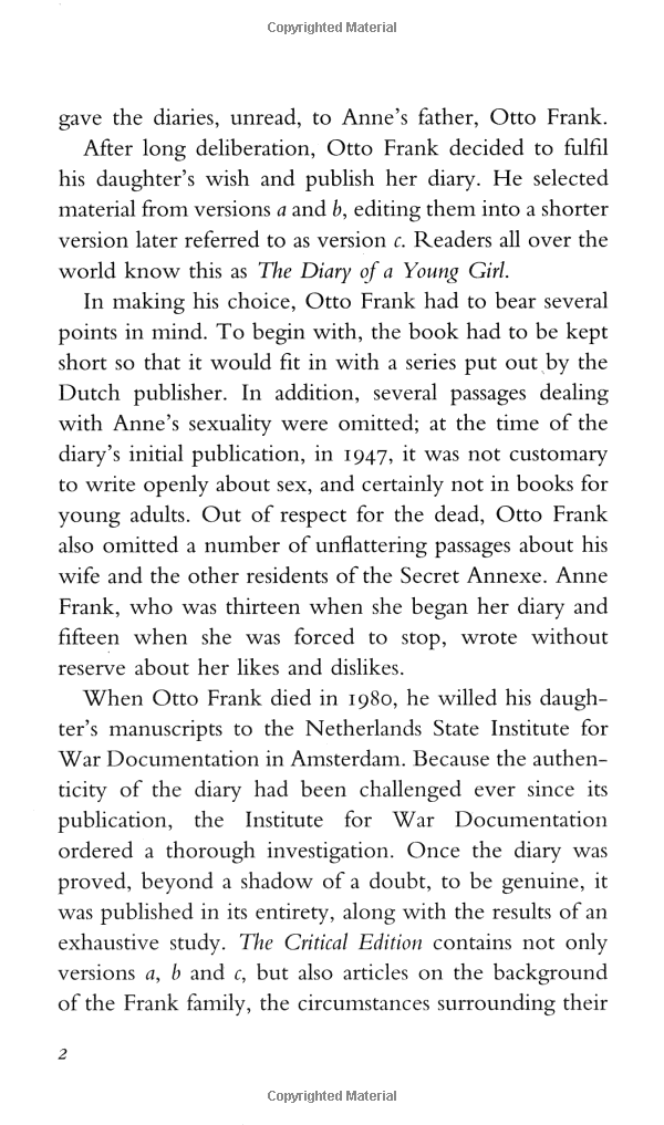 The Diary of a Young Girl. Anne Frank (Puffin Modern Classics)