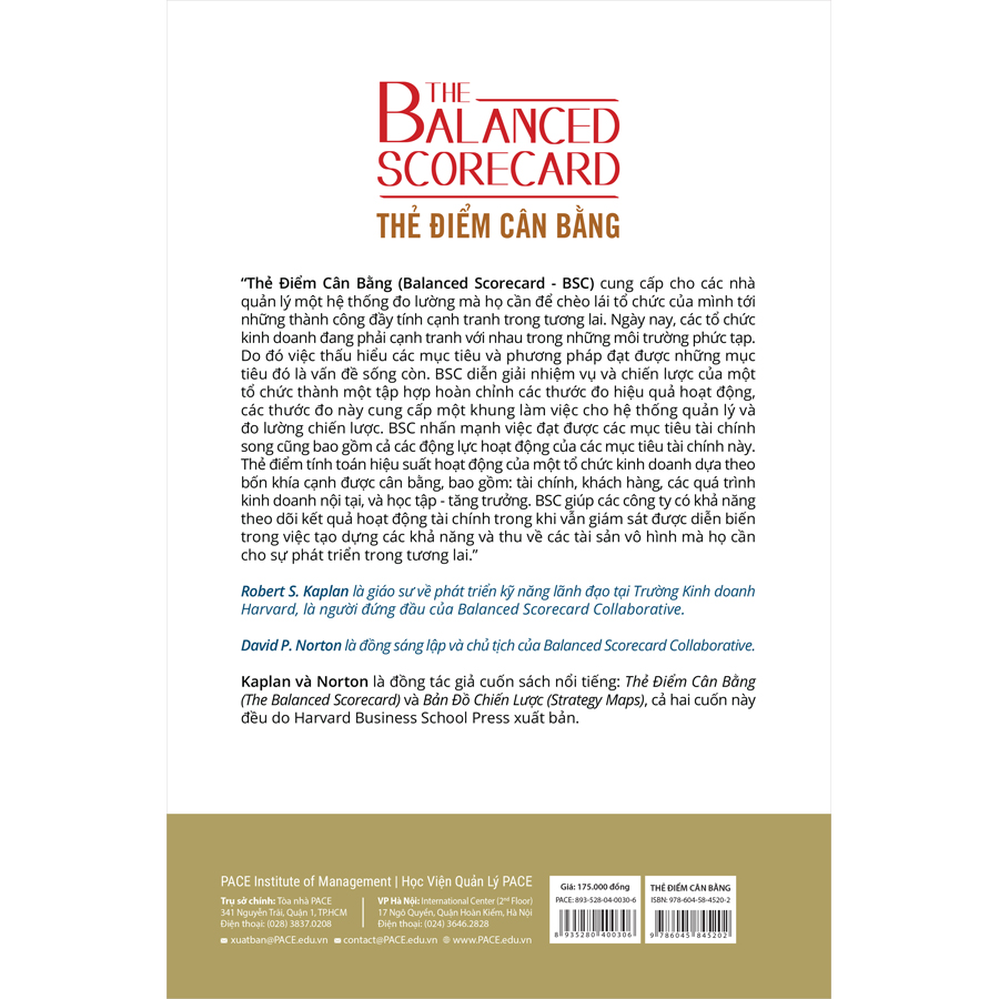 The Diem Can Bang - The Balanced Scorecard (Tai Ban 2020)