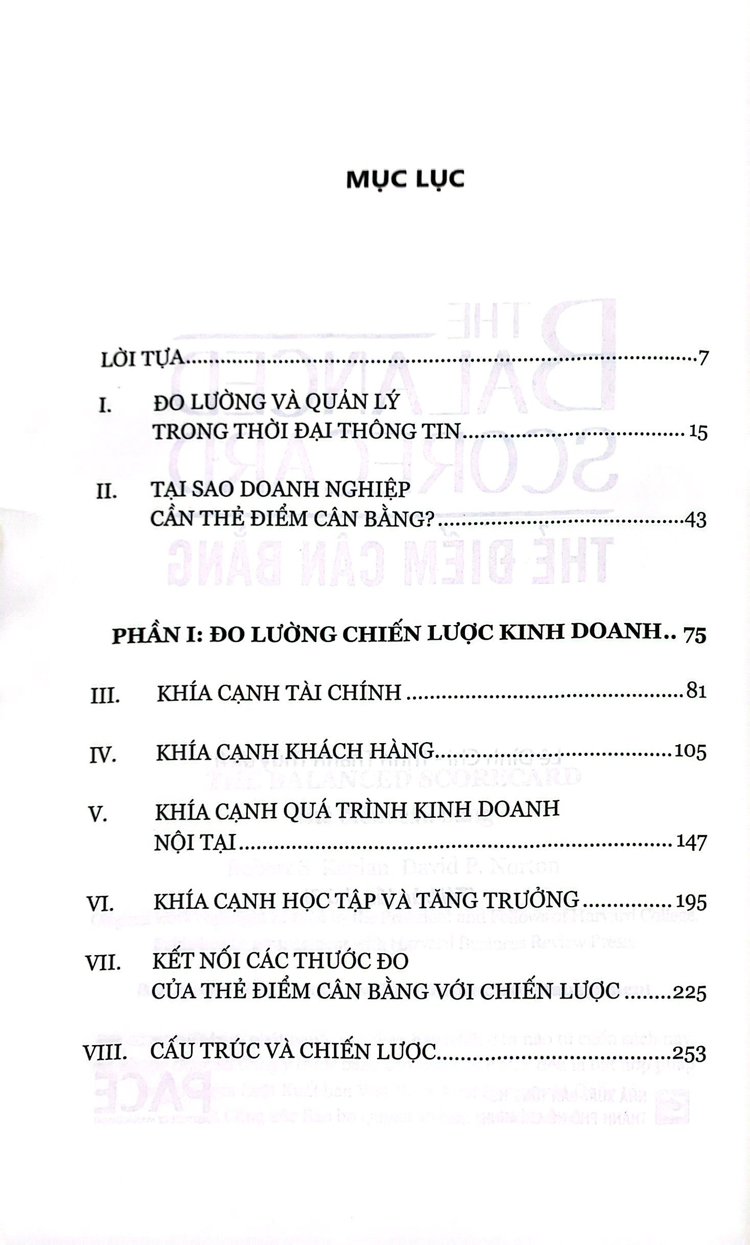 thẻ điểm cân bằng - the balanced scorecard (tái bản 2024)