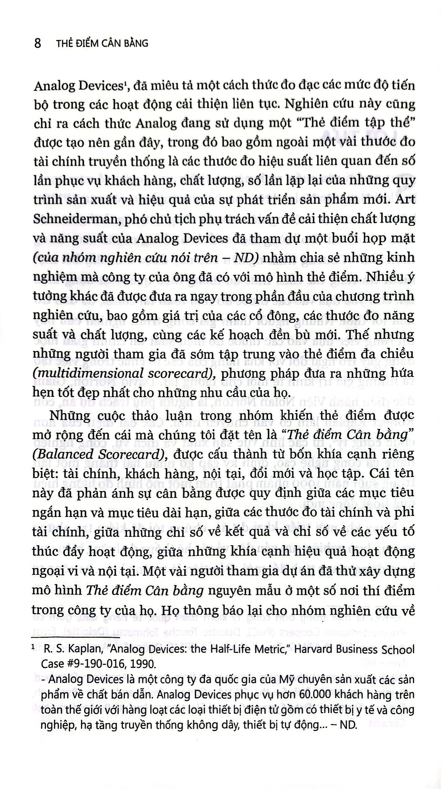 thẻ điểm cân bằng - the balanced scorecard (tái bản 2024)