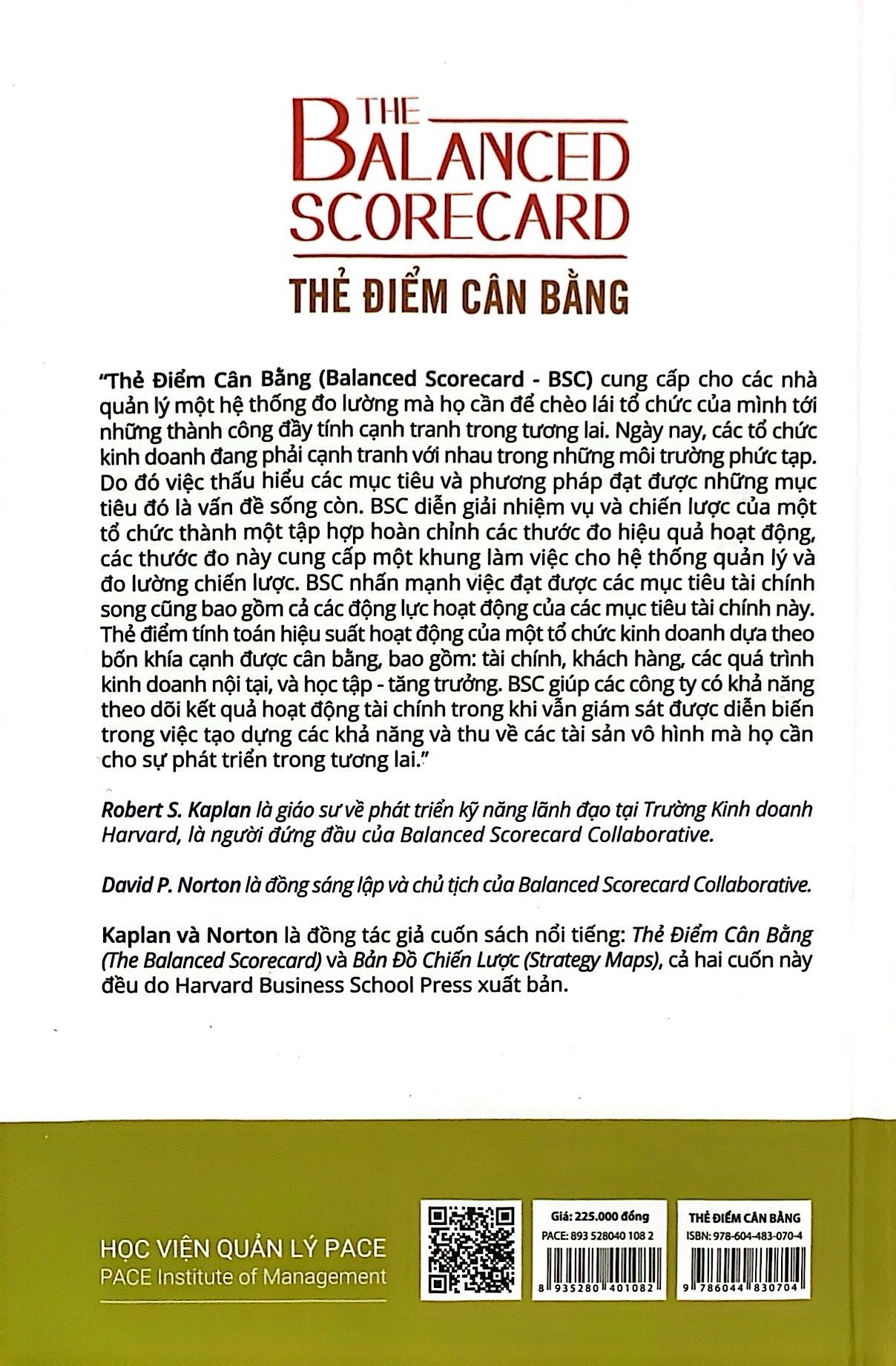 thẻ điểm cân bằng - the balanced scorecard (tái bản 2024)