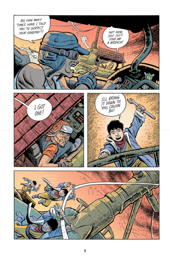 the dragon path: a graphic novel