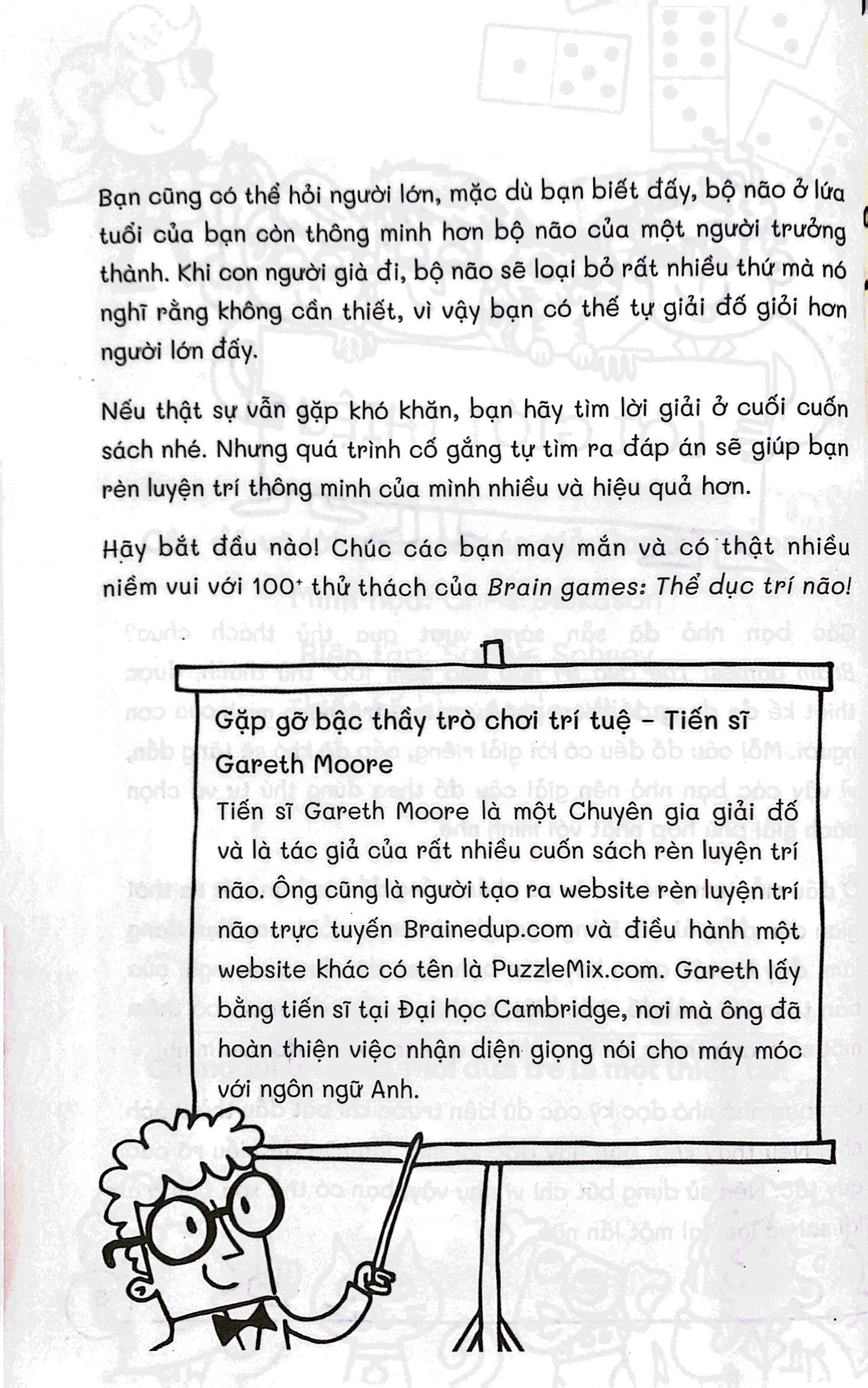 thể dục trí não - 100+ thử thách để trẻ thông minh hơn