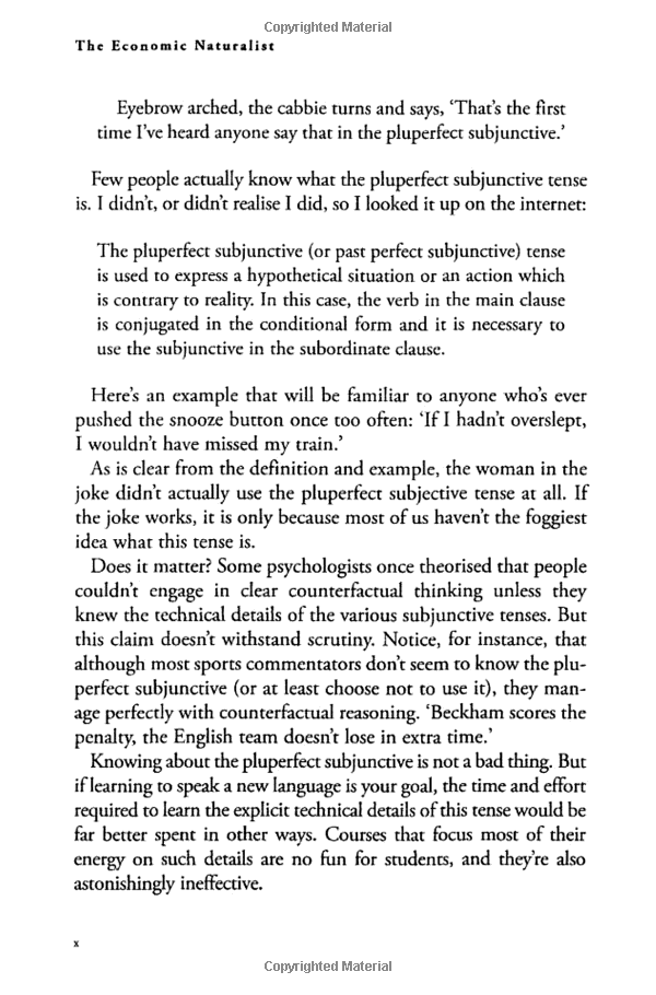 the economic naturalist: why economics explains almost everything