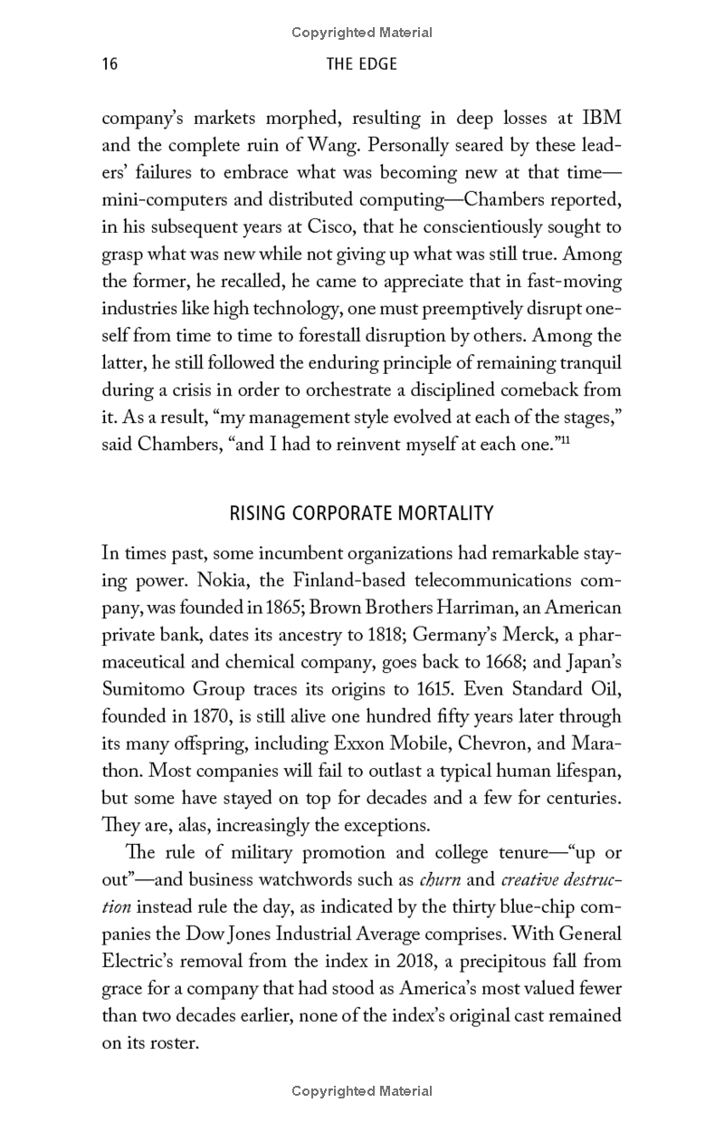 the edge: how ten ceos learned to lead--and the lessons for us all