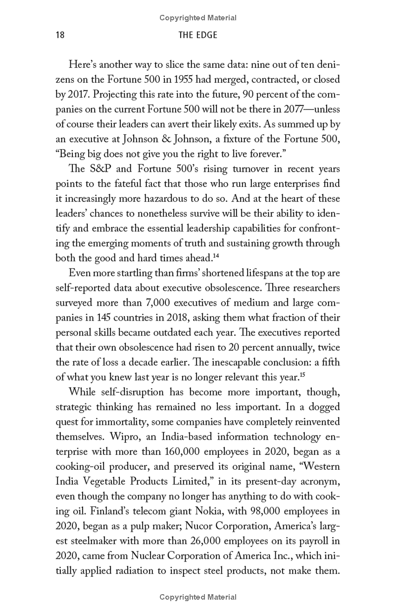 the edge: how ten ceos learned to lead--and the lessons for us all