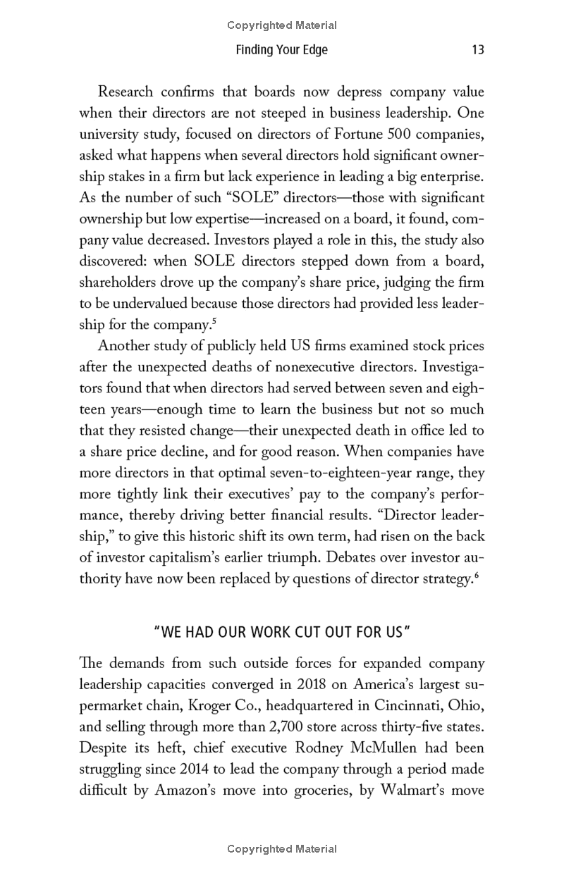 the edge: how ten ceos learned to lead--and the lessons for us all