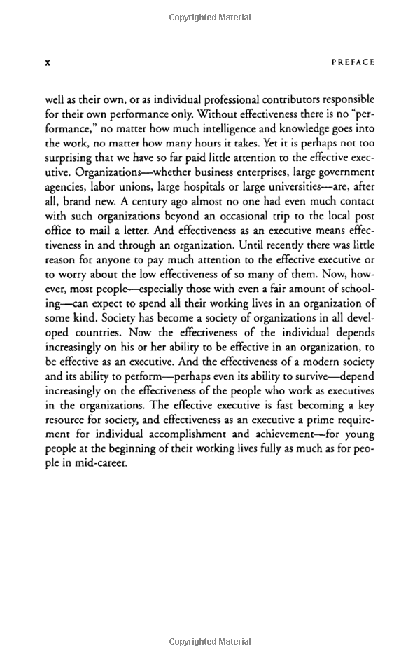 the effective executive : the definitive guide to getting the right things done