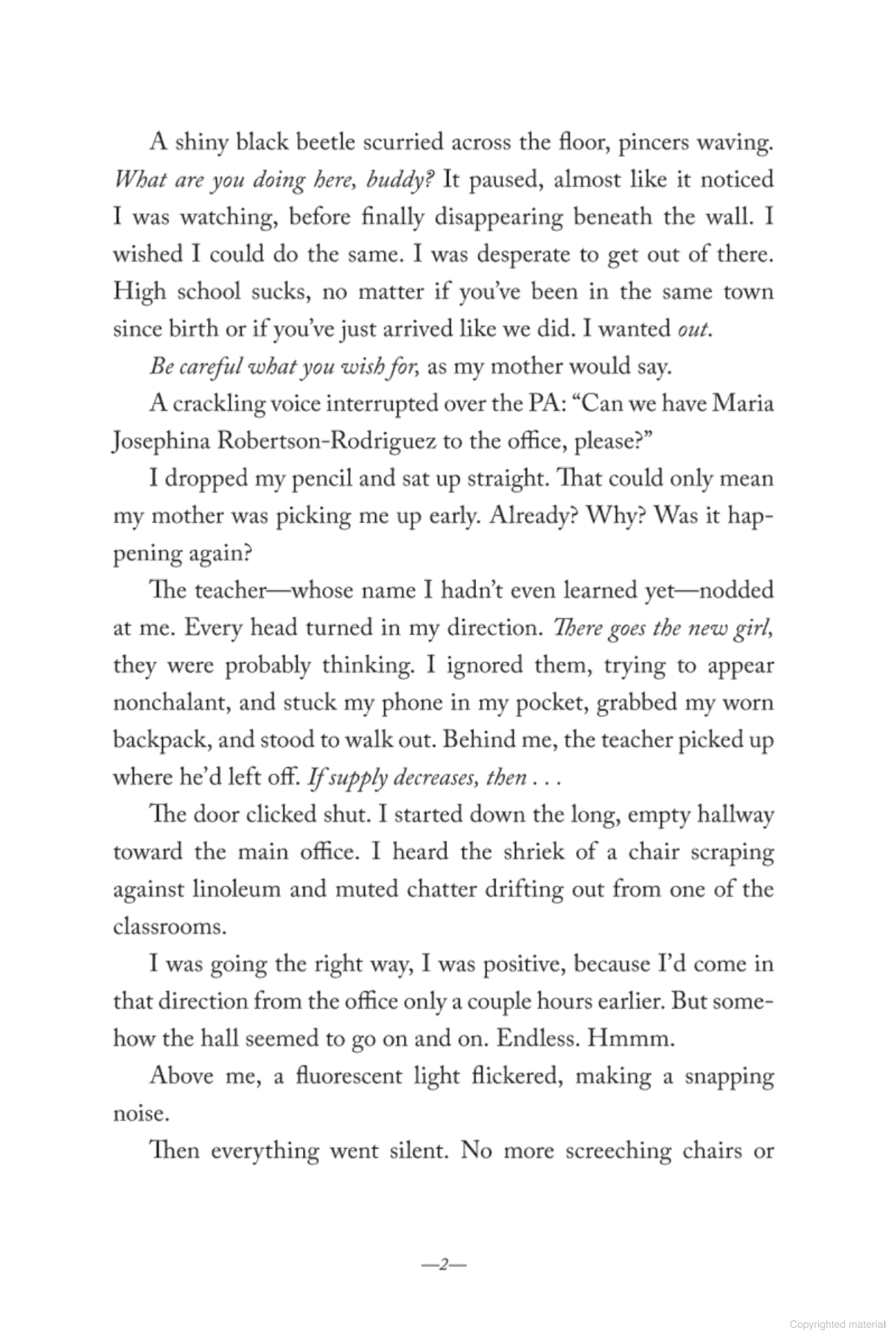 the encanto's daughter