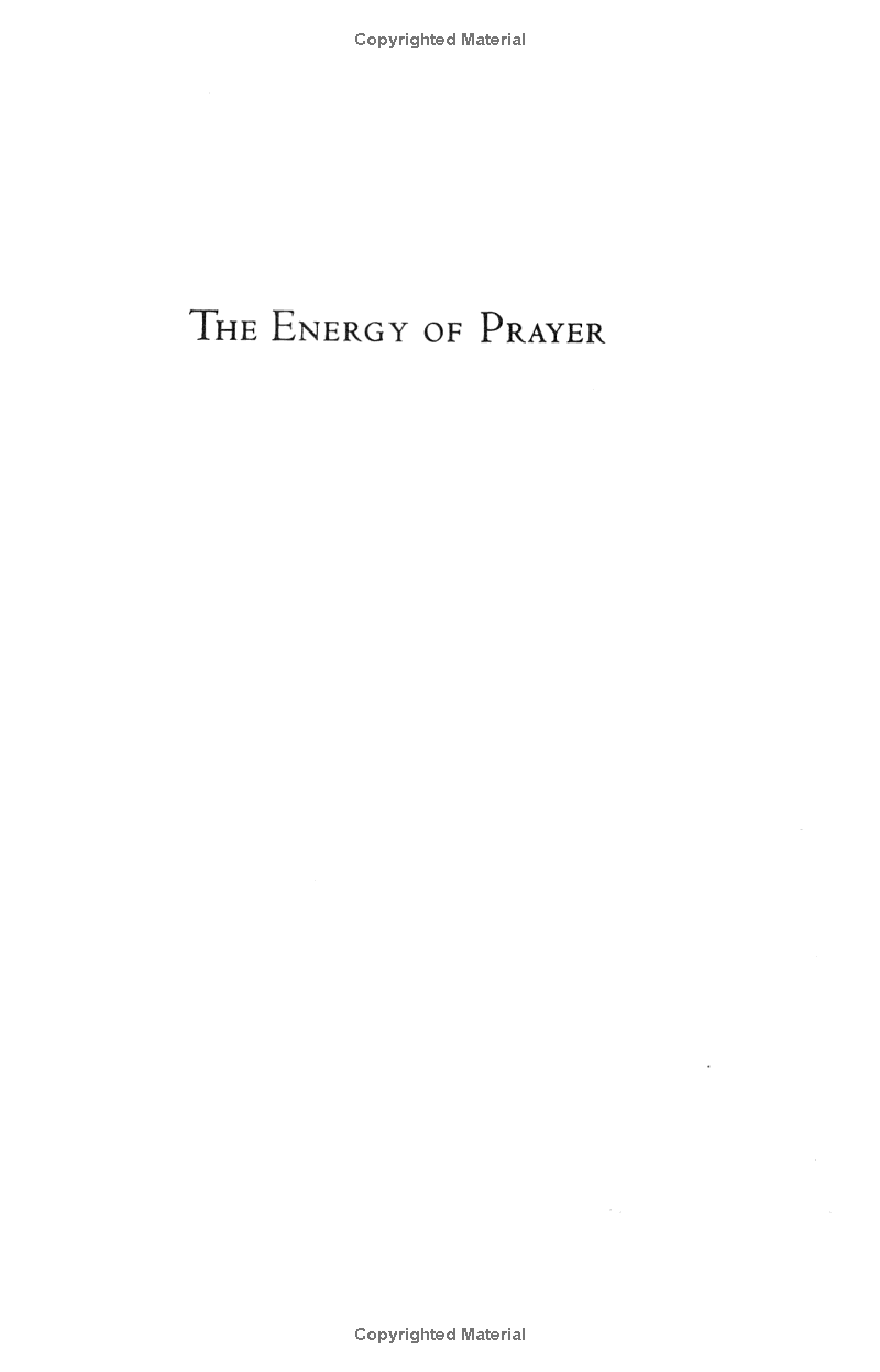 the energy of prayer : how to deepen our spiritual practice