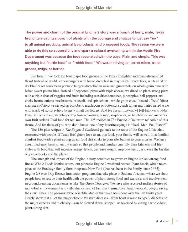 the engine 2 cookbook: more than 130 lip-smacking, rib-sticking, body-slimming recipes to live plant-strong