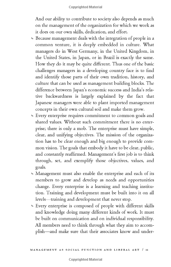 the essential drucker: the best of sixty years of peter drucker's essential writings on management (collins business essentials)