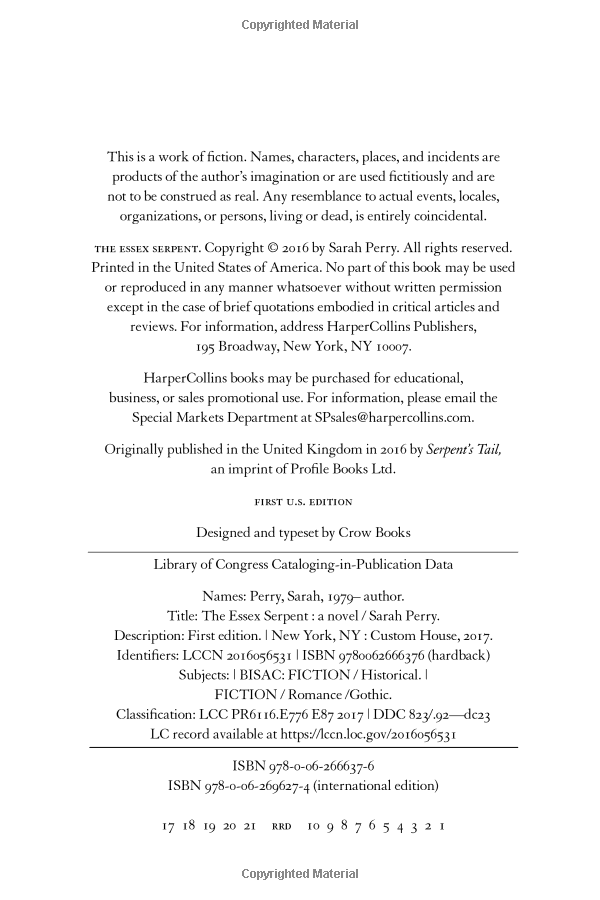 the essex serpent [tv tie-in]