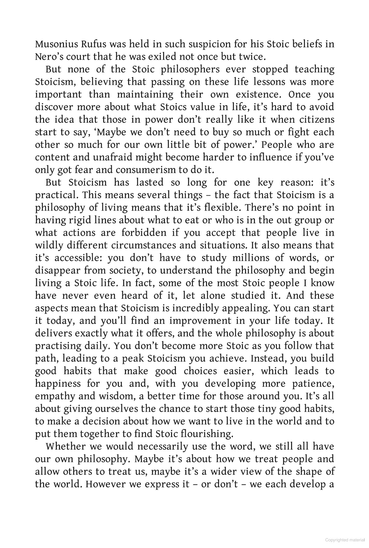the everyday stoic - simple rules for a good life