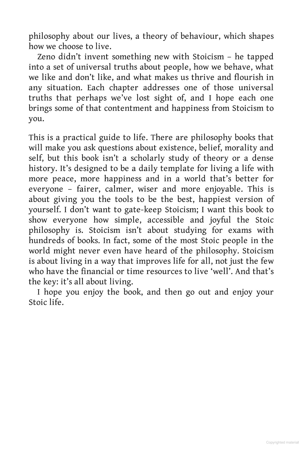 the everyday stoic - simple rules for a good life