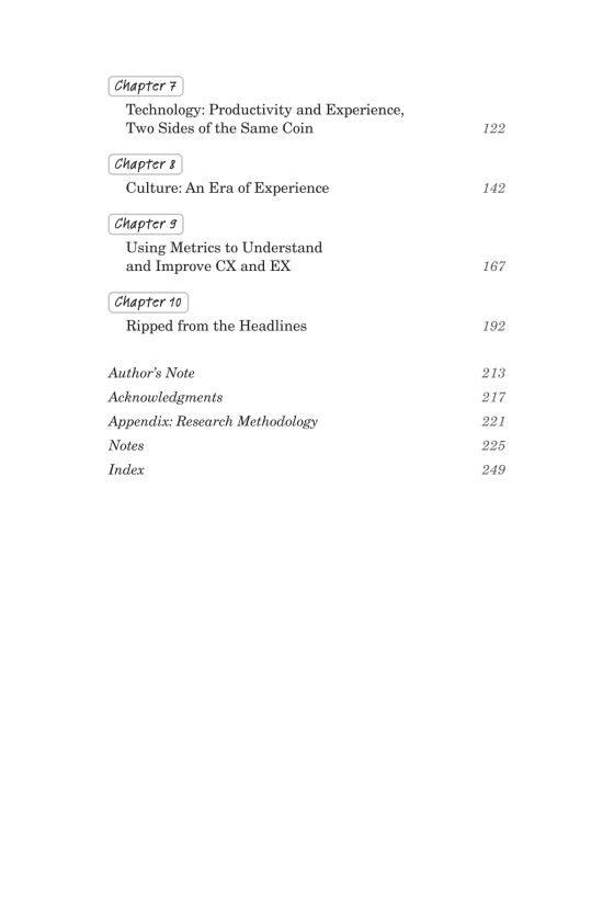 the experience mindset