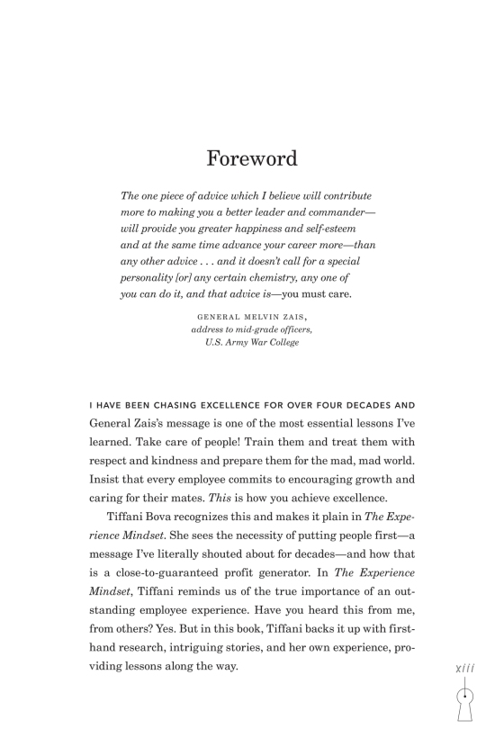 the experience mindset