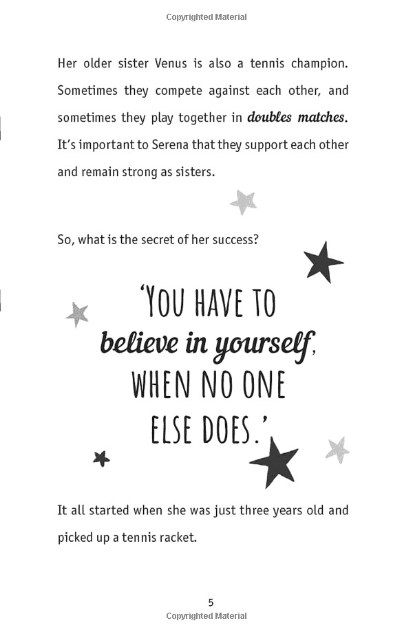 the extraordinary life of serena williams (extraordinary lives)