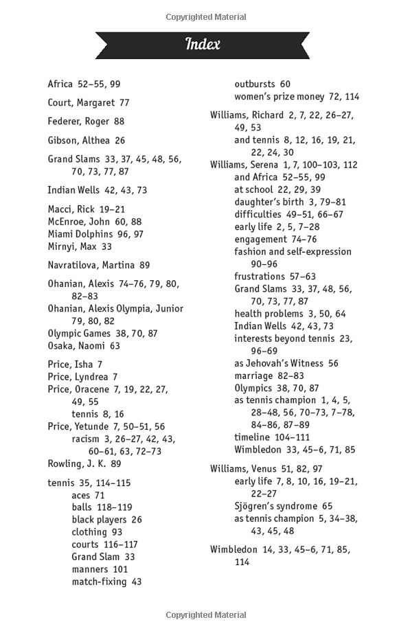 the extraordinary life of serena williams (extraordinary lives)