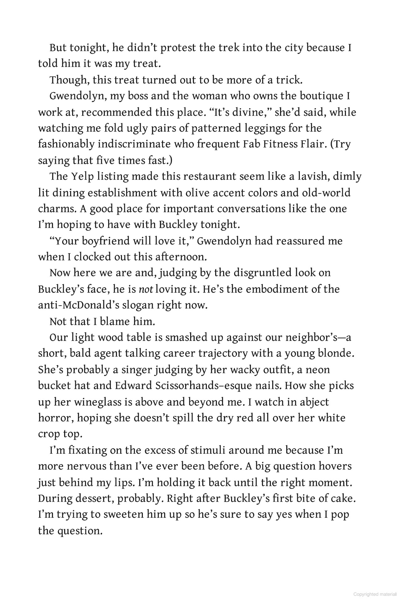 the (fake) dating game