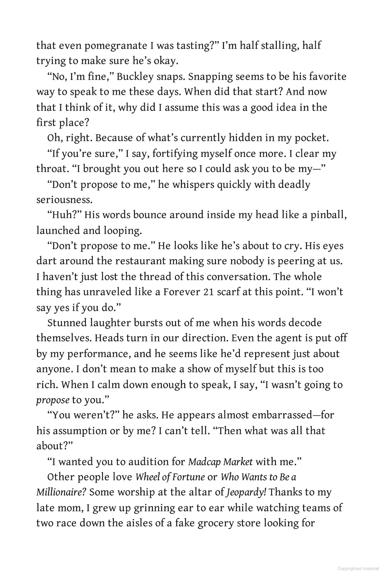 the (fake) dating game