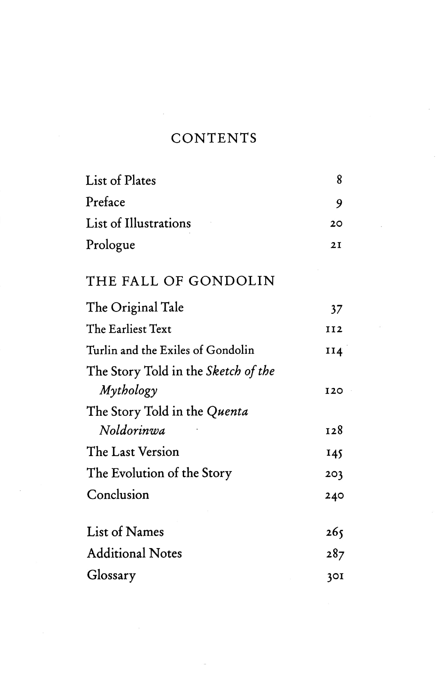 the fall of gondolin