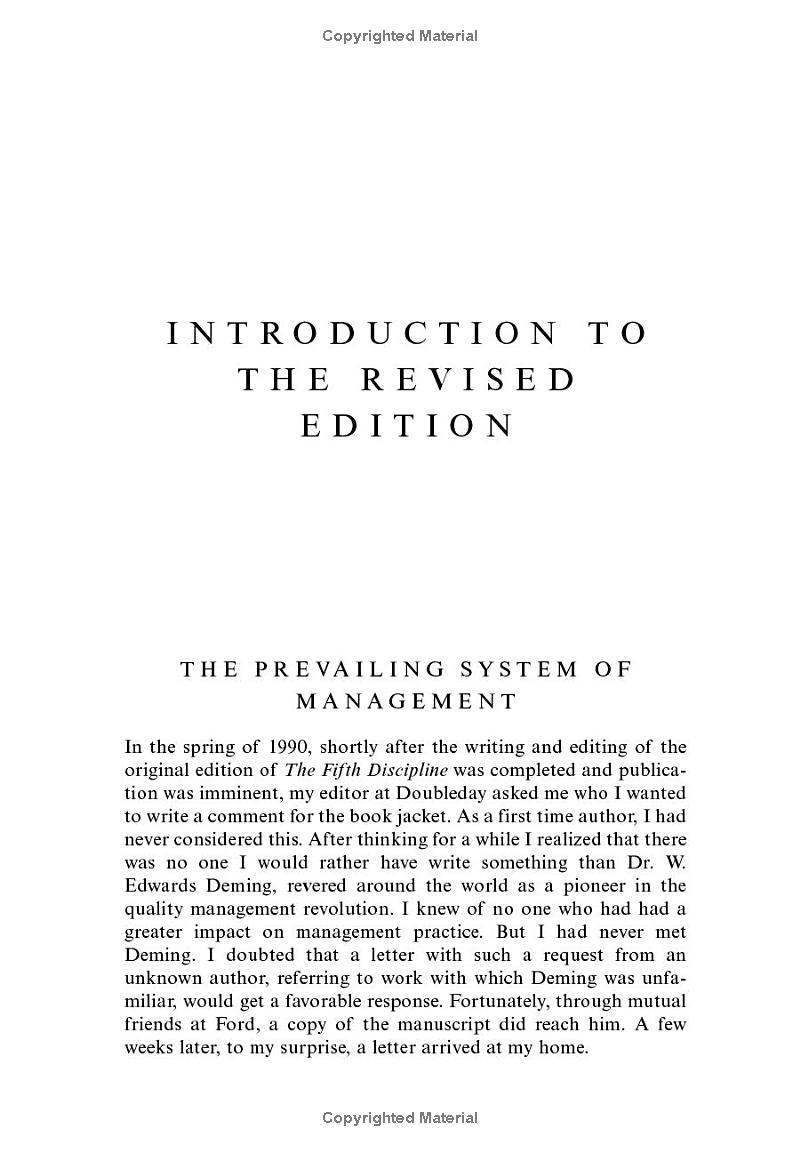 the fifth discipline - the art & practice of the learning organization