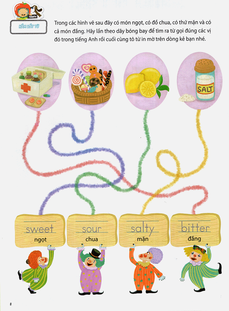 the five senses - năm giác quan -trình độ 1 (tập 5)