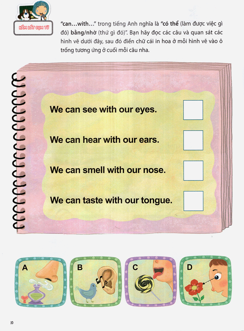 the five senses - năm giác quan -trình độ 1 (tập 5)