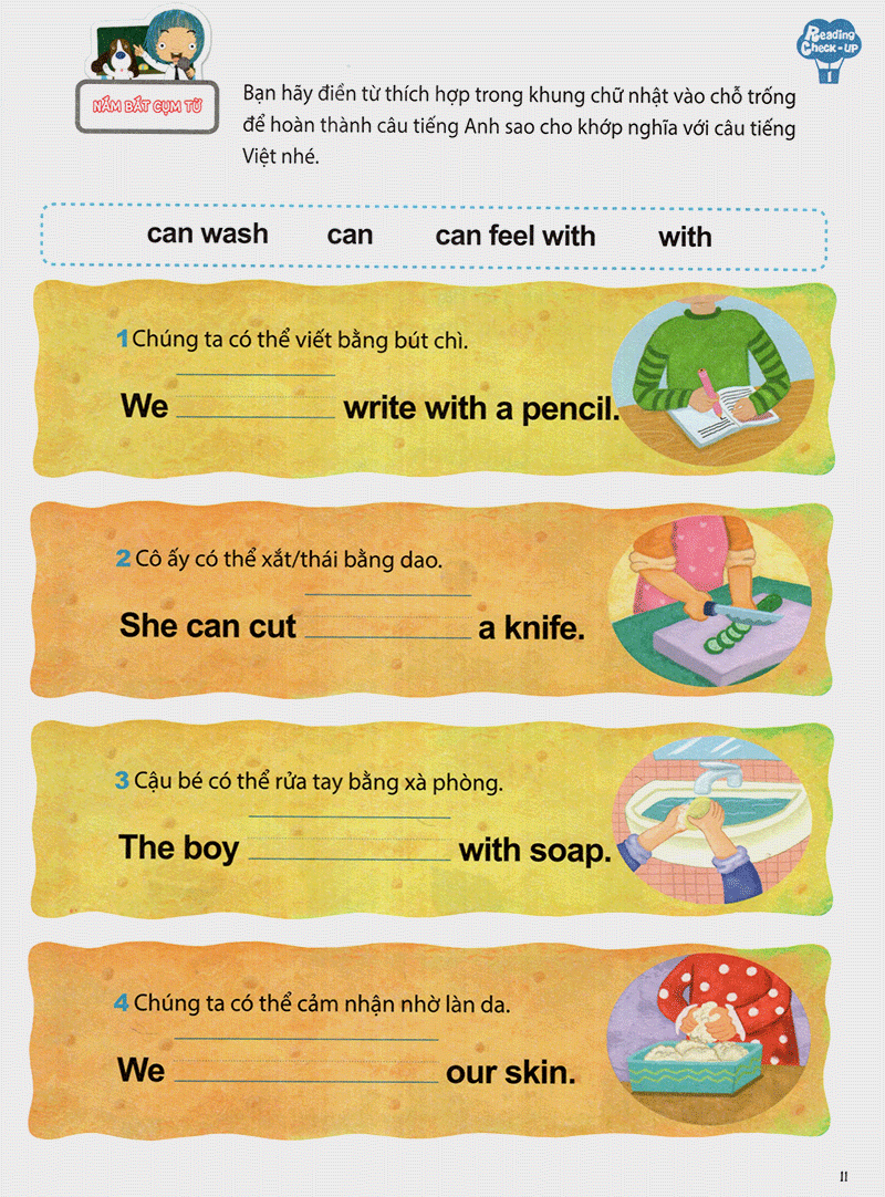 the five senses - năm giác quan -trình độ 1 (tập 5)