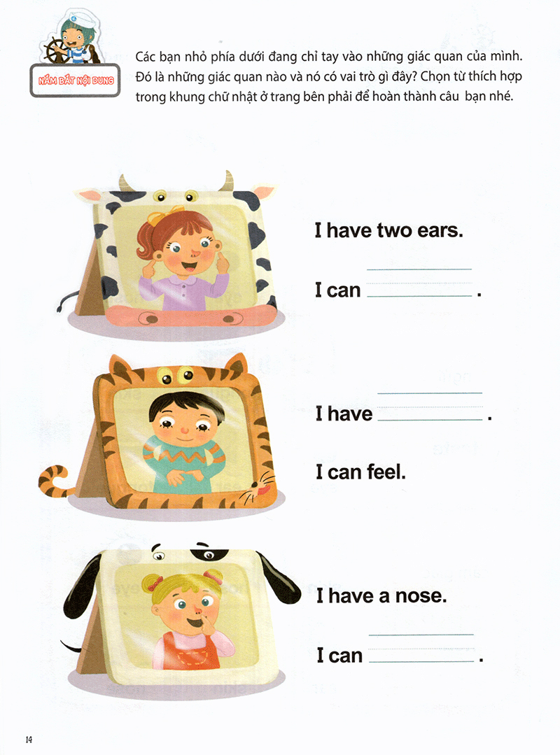 the five senses - năm giác quan -trình độ 1 (tập 5)