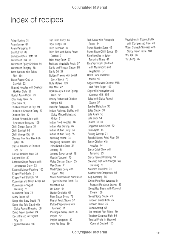 the food of singapore: 63 simple and delicious recipes from the tropical island city-state