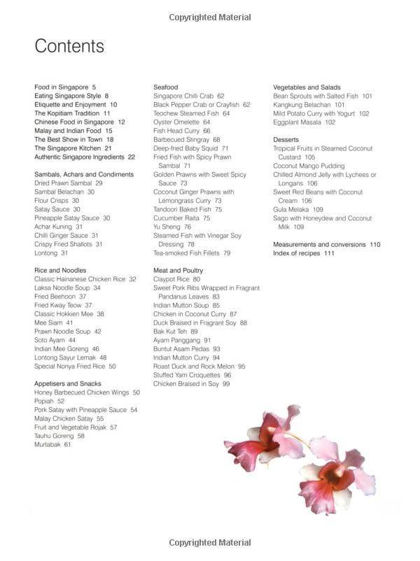 the food of singapore: 63 simple and delicious recipes from the tropical island city-state