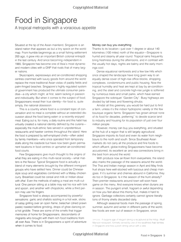 the food of singapore: 63 simple and delicious recipes from the tropical island city-state