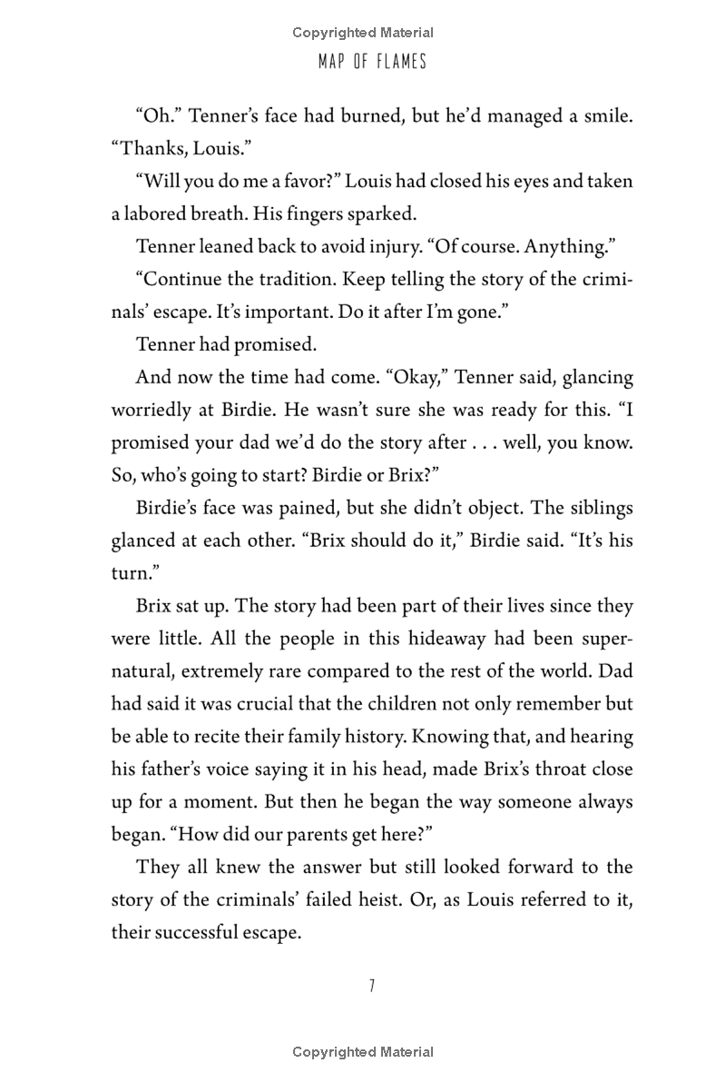 the forgotten five book 1: map of flames