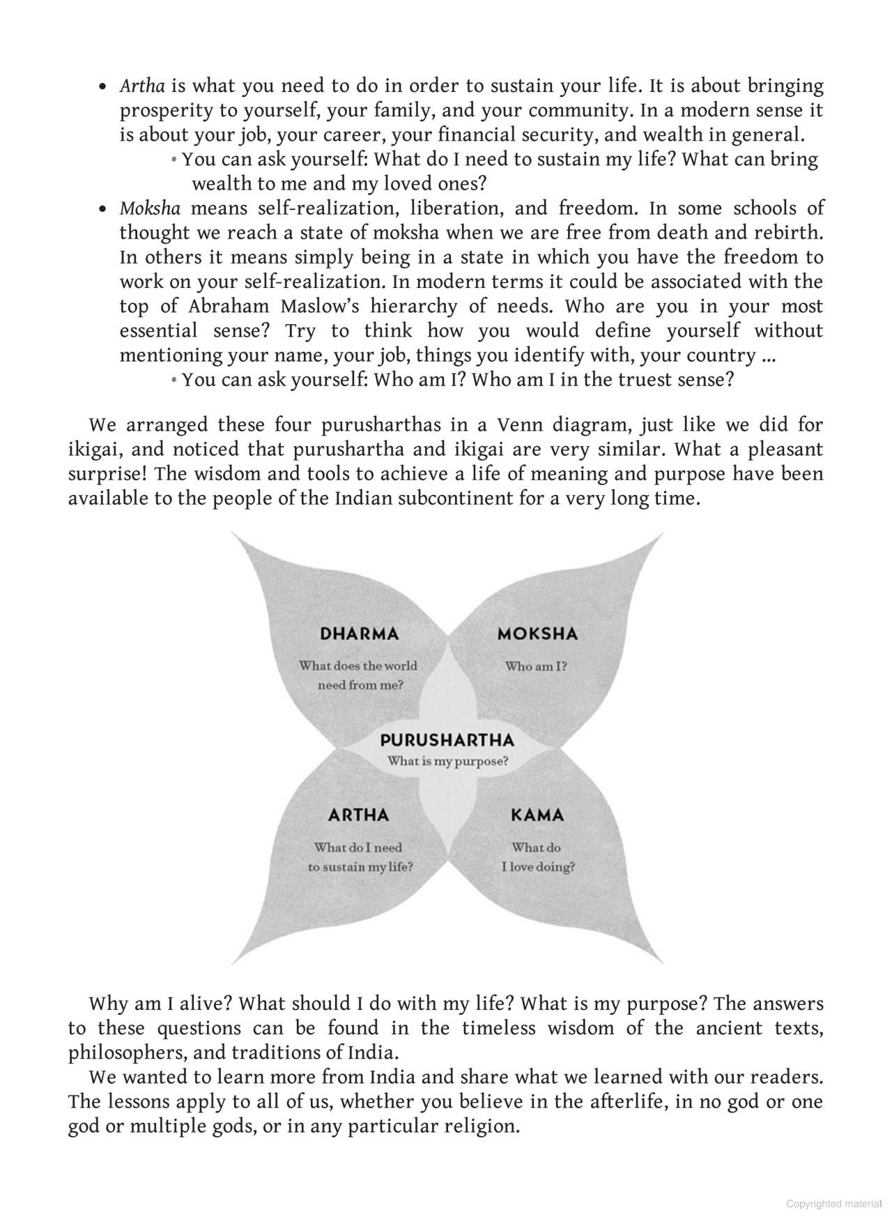 the four-way path - the indian secret to a life of happiness and purpose