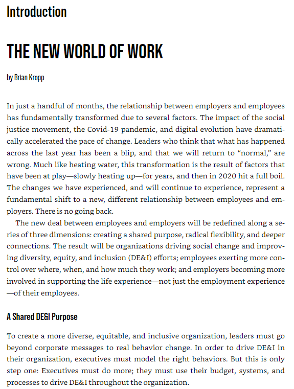 The Future Of Work: The Insights You Need From Harvard Business Review