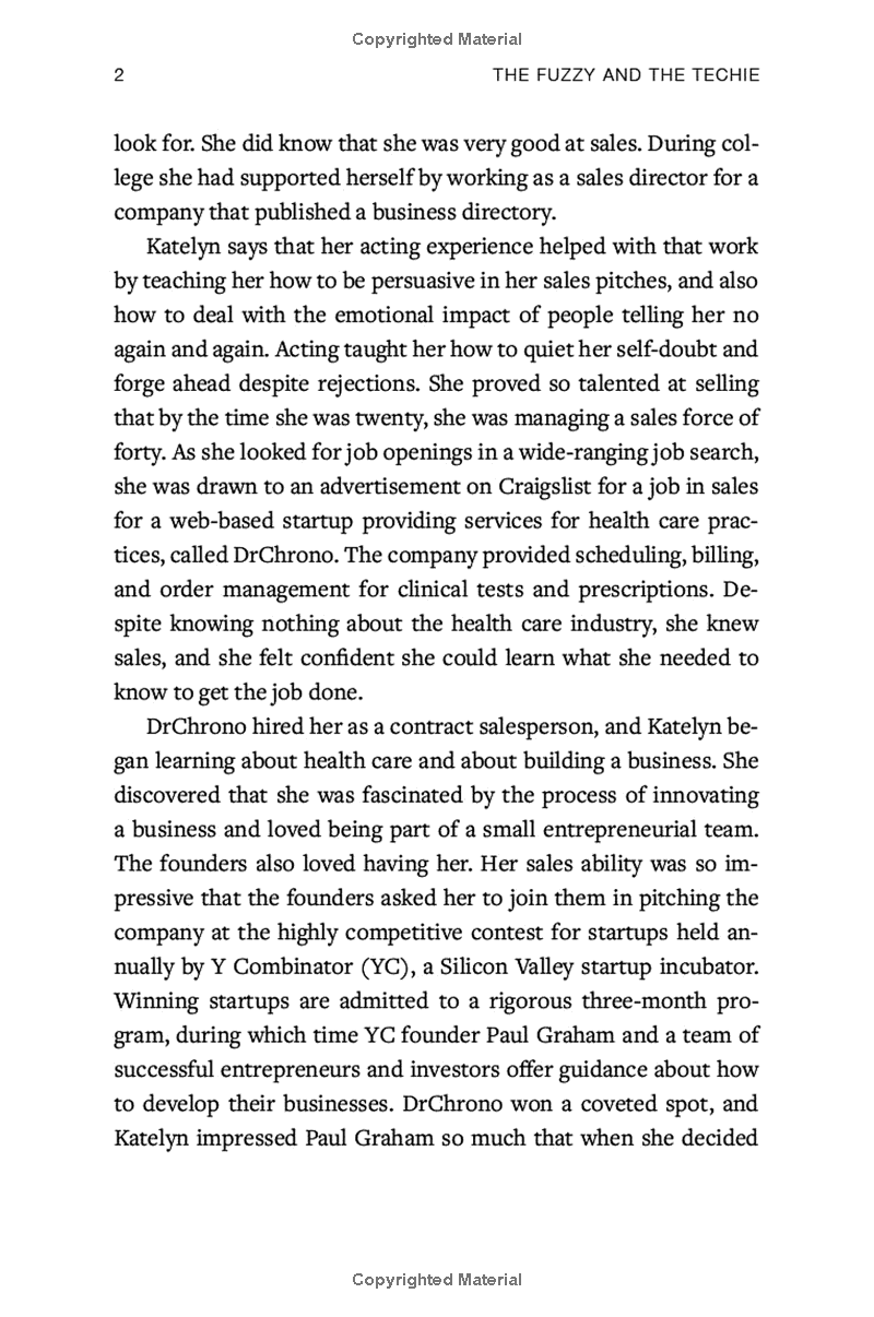 the fuzzy and the techie