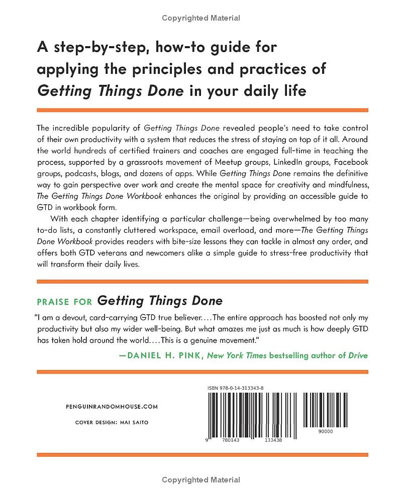 the getting things done workbook